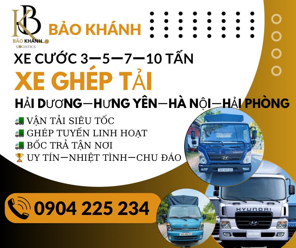 Công ty xe tải ghép Hà Nội Hải Dương ?