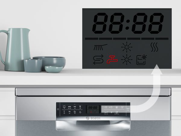 Máy Rửa Bát Báo Lỗi Hình Vòi Nước: 5# Lỗi Thường Gặp ? 1 máy rửa bát báo lỗi hình vòi nước