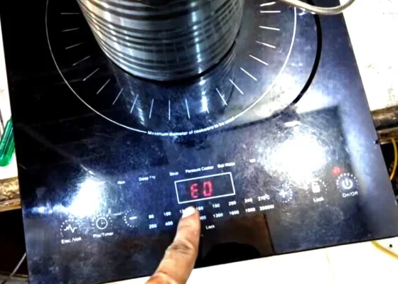 Cách sửa bếp từ báo lỗi e0 ?