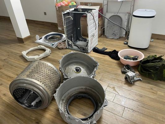 Vệ sinh máy giặt tại Hải Phòng