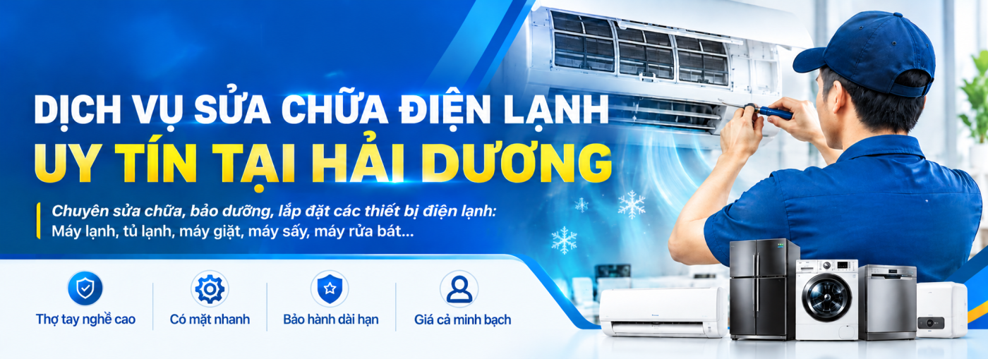 dịch vụ sửa điện lạnh tại hải dương